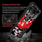 for Samsung Galaxy S23 FE Case, Sakura Japanese Samurai Pattern Graphic Design - Image 4