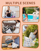 babygoal Animal Wet Dry Bags 3 Pack, Waterproof Travel Bags - Image 3