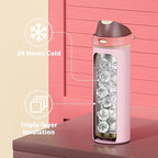 24 oz Insulated Water Bottle for Sports: Meoky Stainless Steel Water Bottle - Image 4