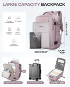 WONHOX Large Travel Backpack Carry on Flight Approved Laptop Work Business - Image 4