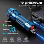 WdtPro Rechargeable Flashlights High Lumens, 1 Pack 10H Long Lasting Super - Image 3