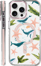Case for iPhone 15 Pro, Sealife Whale Ocean Wildlife Clear Phone Case by Toulas