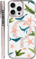 Case for iPhone 13 Pro Max, Sealife Whale Ocean Wildlife Clear Phone Case by Toulas