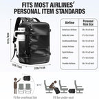 Vacuum Backpack Travel with Pump, Water Resistant Airbag Travel Backpack - Image 6