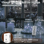6 Pack Rechargeable Fairy Lights - Image 2