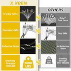 X XBEN Paracord Reflective 1000lb, 50/100/200/500/1000ft 4mm, 13 Strand - Image 3