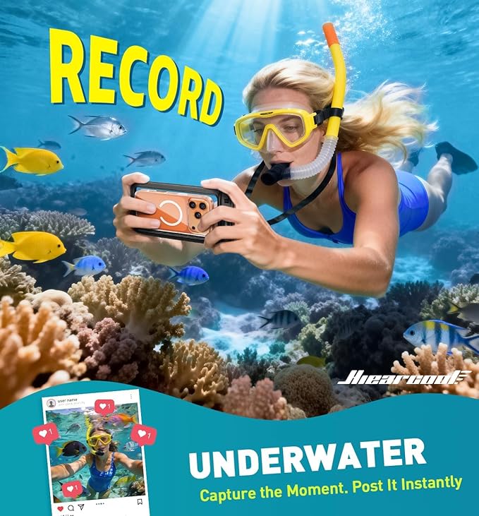 Hiearcool Universal Waterproof Case, Waterproof Phone Pouch Compatible - Image 5