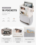 LOVEVOOK Laptop Backpack for Women, 15.6 Inch Work Laptop Bag - Image 2