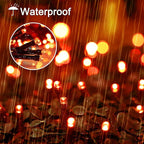 JMEXSUSS 200 LED Orange Halloween Lights Outdoor, 66ft Connectable Halloween - Image 8