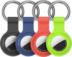 Compatible with AirTag Holder Case Keychain 4 Pack, - Image 8