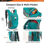 SKYSPER 15L/20L Foldable Hiking Backpack Lightweight Packable Travel Daypack - Image 3