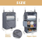 Surblue Hanging Shelves Travel Storage Bag Compression Packing Cube - Image 5