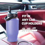 ABOTOCUP 32oz Black Water Bottle Stainless Steel, Keep Cold 24H&Hot 12H - Image 2