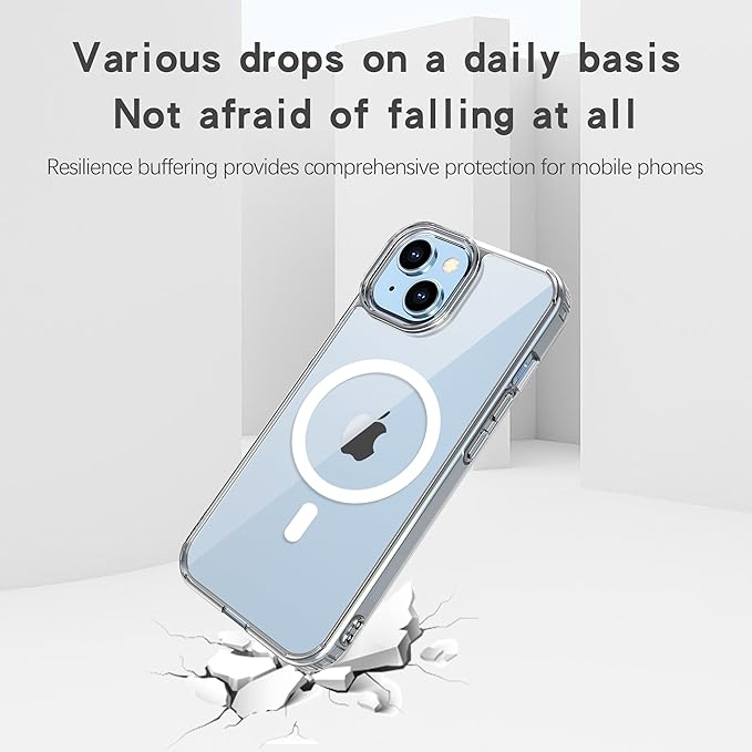 Magnetic Designed for iPhone 15 Plus Case Clear - Image 3