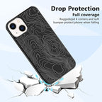 Aesthetic Topographic Map Phone Case Compatible - Image 5