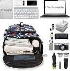 Gym Duffle Bag Waterproof black Laptop Backpack Suitable - Image 2