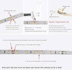 Sensky 19.7ft/6m Motion Activated LED Strip Light Kit - Image 6