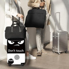 ANNA QUEEN Funny Don't Touch Luggage Cover, Stretchable Suitcase Protector - Image 8