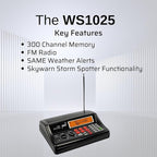 Whistler WS1025 Analog Desktop Scanner – Programmable Police/Fire/Weather Radio - Image 3