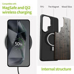 Carveit Magnetic Wooden Case for Samsung Galaxy S26 Ultra Case 2026, TPU - Image 4