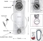 HEIKLN Hydration Bladder 1.5L-2L-2.5L-3L, Leak Proof Water Reservoir, BPA Free - Image 2