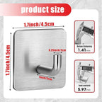 Emergency Fire Blanket Wall Hooks，Waterproof Stainless Steel Adhesive Hooks - Image 2