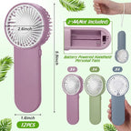 Sumind 12 Pcs Small Personal Portable Fan Mini Handheld Bulk 1 Speed Electric - Image 3