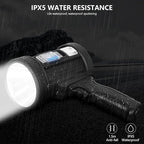 MIXILIN Rechargeable Spotlight, 000 Lumens Handheld Hunting Flashlight Led Spot - Image 7