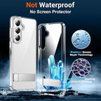 Temdan Designed for Samsung Galaxy S26 Plus Case Clear, Built-in Invisible - Image 3