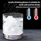 12 oz Drinking Glass Sets, BPA-Free Beer Glasses - Image 6