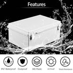 LeMotech Electrical Box, IP67 Waterproof Hinged Cover Stainless Steel Latch - Image 3