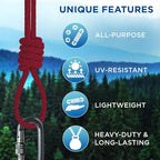TECEUM Cotton Rope 3/16” – 100 FT – Strong All-Purpose Braided Rope – Natural - Image 4