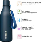 BJPKPK Insulated Water Bottles, 18 oz Stainless Steel Metal Water Bottle - Image 2