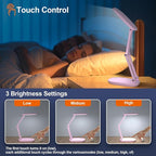 Akejrym LED Desk Lamp for Office Home & Battery Operated Lamp Rechargeable Lamp - Image 2