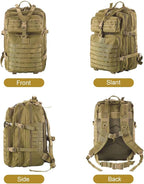 aiGear Tactical Backpack for Men, 45L Military Backpack, 3-Day Bug Out Bag for - Image 4