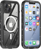 Design for iPhone 14 Case Waterproof 6.1'', Full Body Underwater Dustproof by Dewfoam