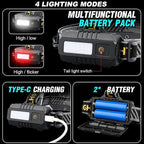 Headlamp Rechargeable 5000 High Lumen: Super Bright LED Head Lamp - Image 6