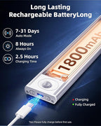 10inch Under Cabinet Lighting Wireless, LED Closet Lights USB Charging - Image 3