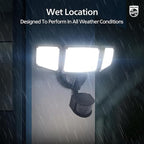 Philips 72W 7400LM LED Security Lights w/PIR Motion Sensor Outdoor, 5000K - Image 8