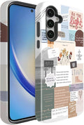 Compatible for Samsung Galaxy S25 Ultra 5G Case, Dual Layer Heavy Duty 2 in 1 by BSMOSPER