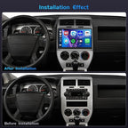 Inefala 4+128G Radio for Jeep Compass Patriot 2007 2008 2009 Android 15 CarPlay - Image 2