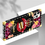 Compatible with iPhone 12 12 Pro Case, Queen Lip Crown Leopard Print Luxury - Image 4
