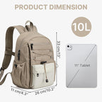 G4Free 10L Small Backpack for Women Men Lightweight Mini Travel Backpacks - Image 2
