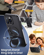 Lanhiem Magnetic for iPhone 16 Pro Max Waterproof Case, Dustproof Case Built-in - Image 4