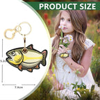 BORKUANA Leather Keychain Holder Case Compatible - Image 2