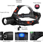 Rechargeable Headlamp 2Pack, 99000 Lumens Super Bright LED Head Lamp - Image 7