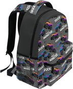 Wamika Monster Truck Boys Backpack Racing Cars School Backpacks Kid Girl - Image 5