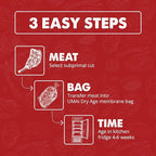 UMAi Dry Aging Bag for Steaks, Dry Age Bags for Meat, Ribeye & Striploin Steak - Image 6