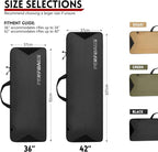 Single Rifle Case Bag, Tactical Padded Soft Gun Case w/MOLLE System, Wide - Image 6