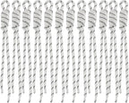 Paracord Keychain Paracord Bag Charm 12pcs Braided Nylon Rope Keychain Cord by Cmidy